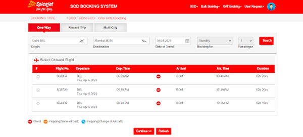 Airline ‘Staff on Duty’ Booking System